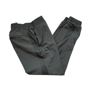 Athleta Textured Brooklyn Jogger Size 10 Olive Stretch Athleisure Pockets Yoga